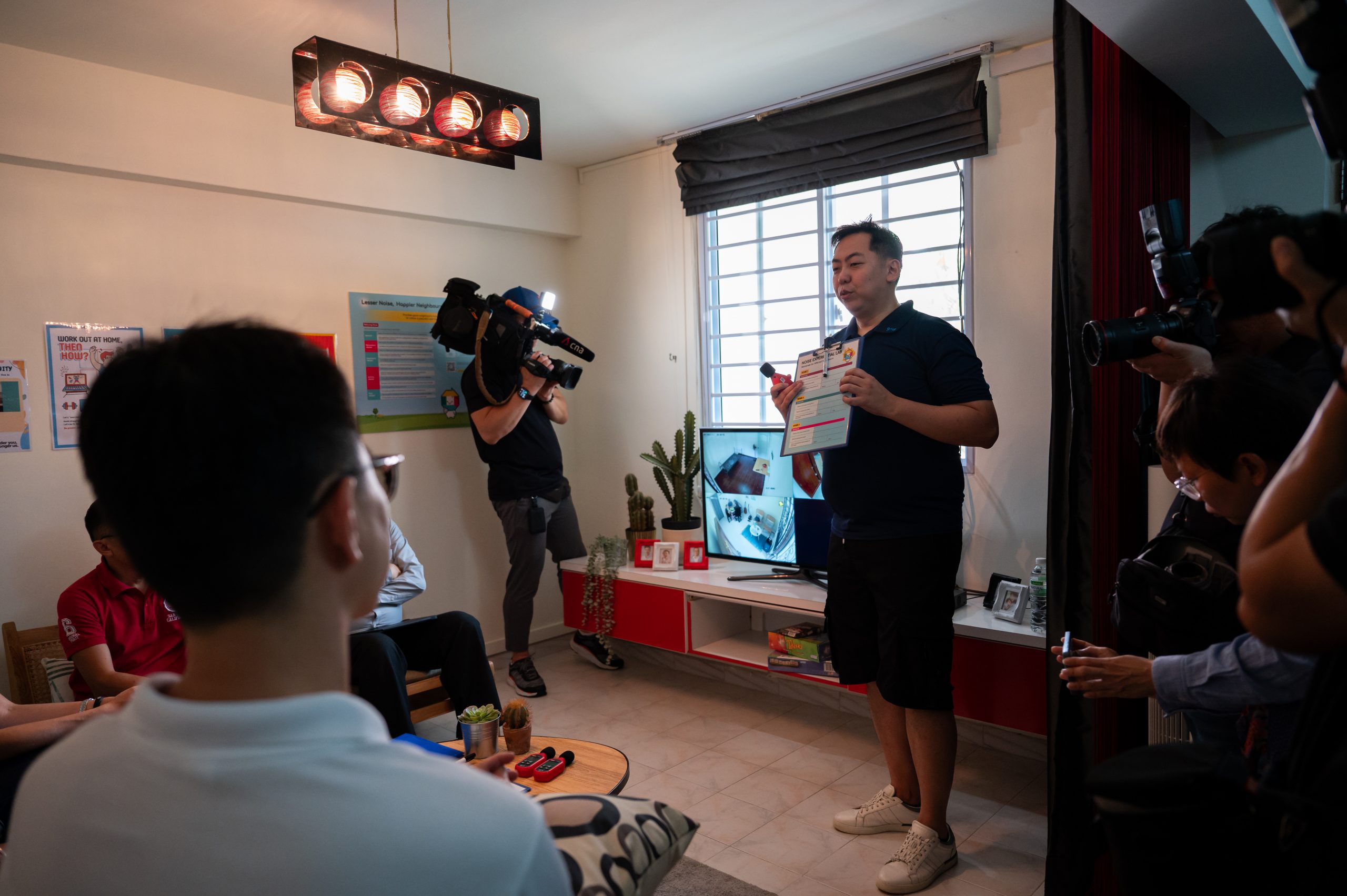 Our Gridder briefing participants during a media event 