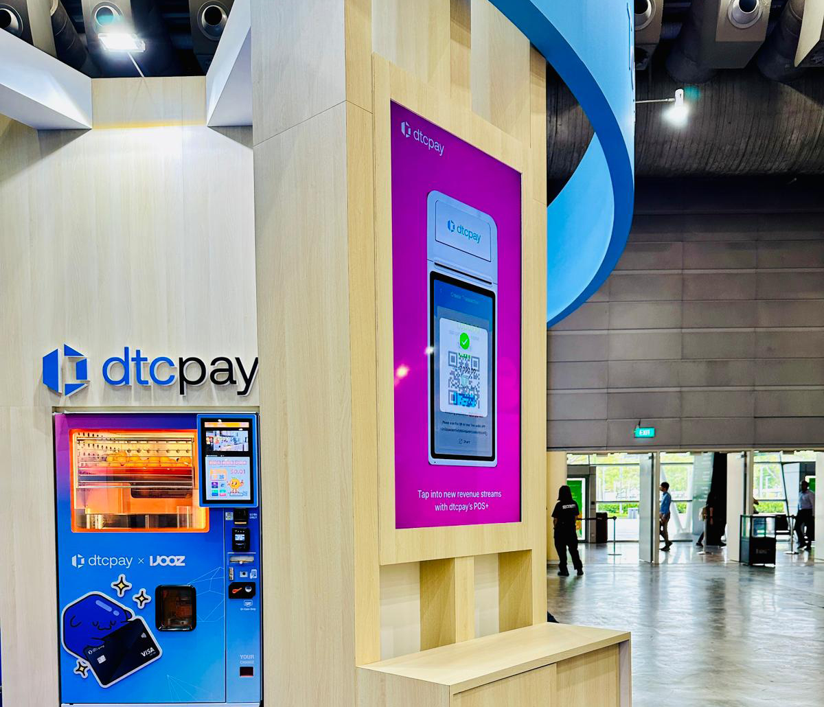 Screen showcasing dtcpay’s POS+ solution