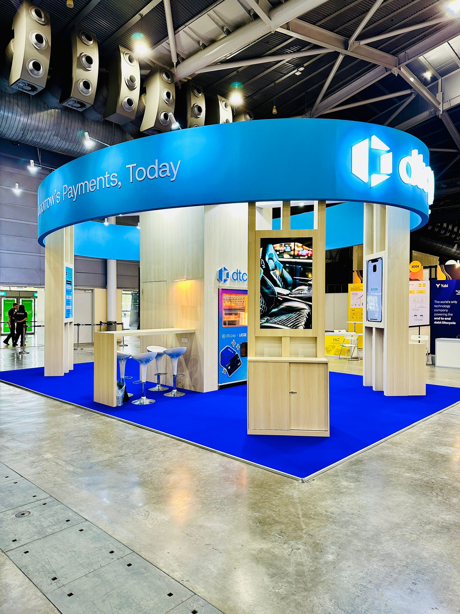 Meeting space for dtcpay staff to engage with attendees