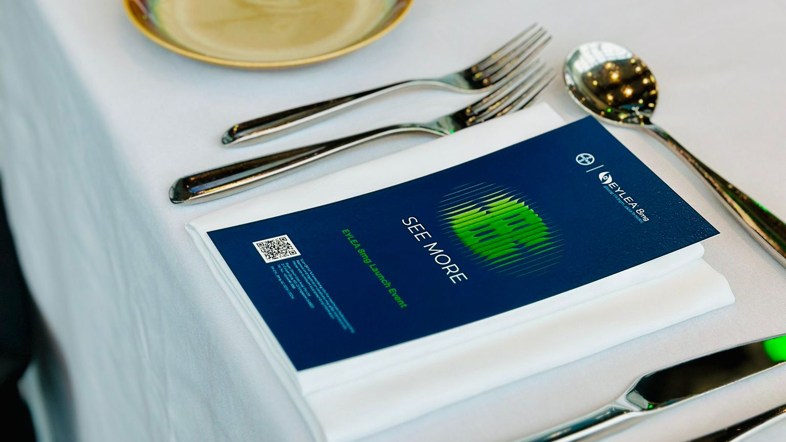 Menu cards for guests